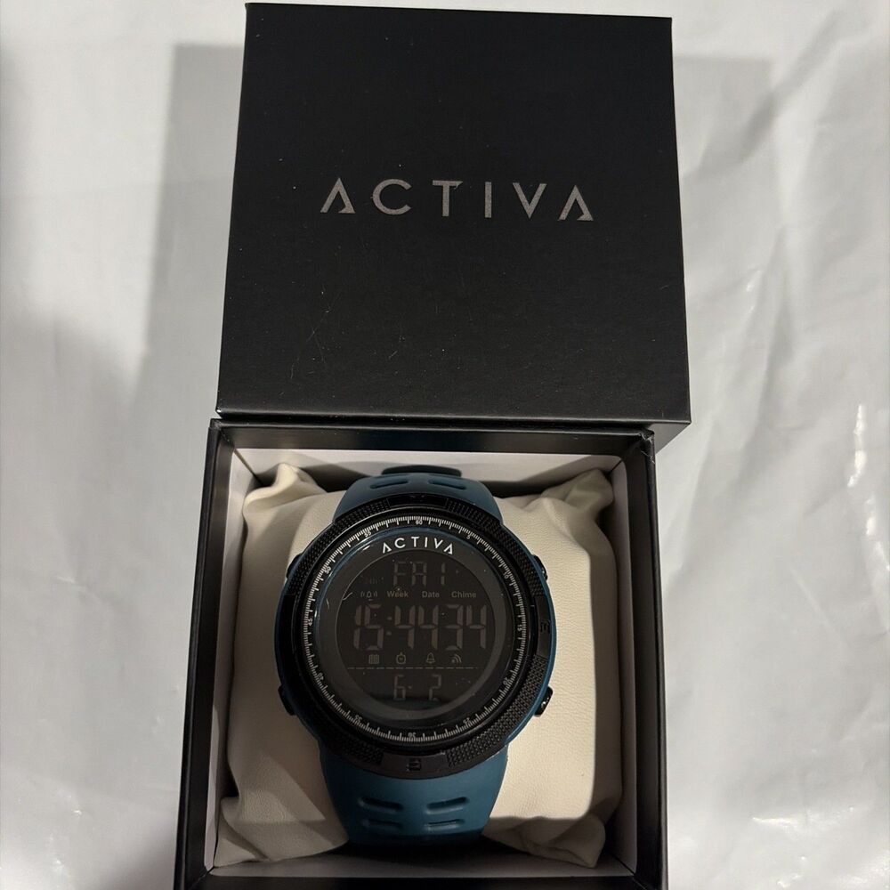 Invicta x Activa men’s watch digital essentials 50mm Light Blue ACW1915-012